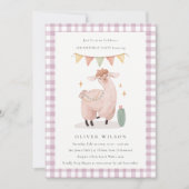 Cute Cactus Boho Llama Elke zondag nodigt uit Bedankkaart (Voorkant)