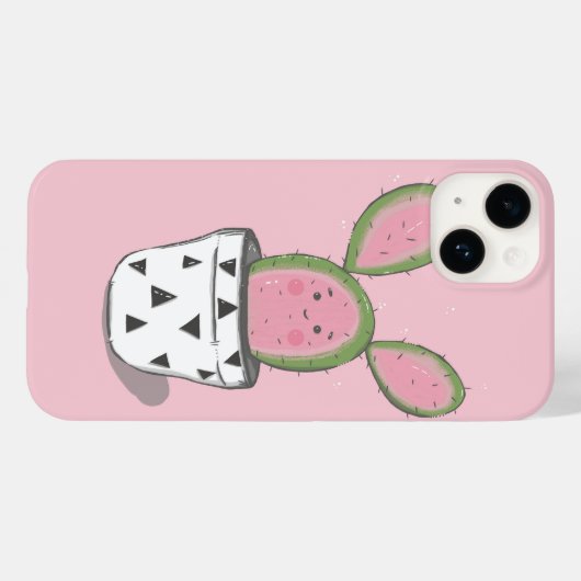 Cute cactus Case-Mate iPhone case (Achterkant (horizontaal))