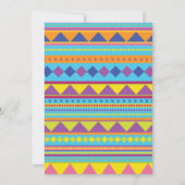 Cute Cactus Desert Kinder 1e verjaardag Mexicaan Kaart (Achterkant)