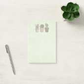 Cute Cactus Girls die juwelen dragen Post-it® Notes (Kantoor)