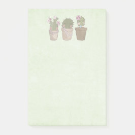 Cute Cactus Girls die juwelen dragen Post-it® Notes