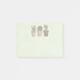 Cute Cactus Girls die juwelen dragen Post-it® Notes