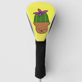 Cute Cactus Golf Head cover Pattern Design