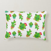 Cute Cactus, Green Cactus, Cactus Pattern Accent Kussen (Achterkant)