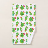 Cute Cactus, Green Cactus, Cactus Pattern Bad Handdoek (Handdoek)