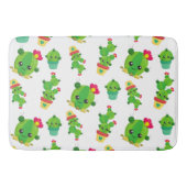Cute Cactus, Green Cactus, Cactus Pattern Badmat (Voorkant)