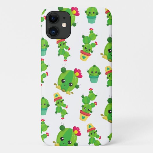 Cute Cactus, Green Cactus, Cactus Pattern Case-Mate iPhone Case (Achterkant)