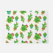 Cute Cactus, Green Cactus, Cactus Pattern Deurmat (Voorkant)