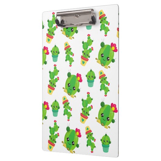 Cute Cactus, Green Cactus, Cactus Pattern Klembord (Links)