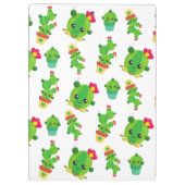 Cute Cactus, Green Cactus, Cactus Pattern Klembord (Achterkant)