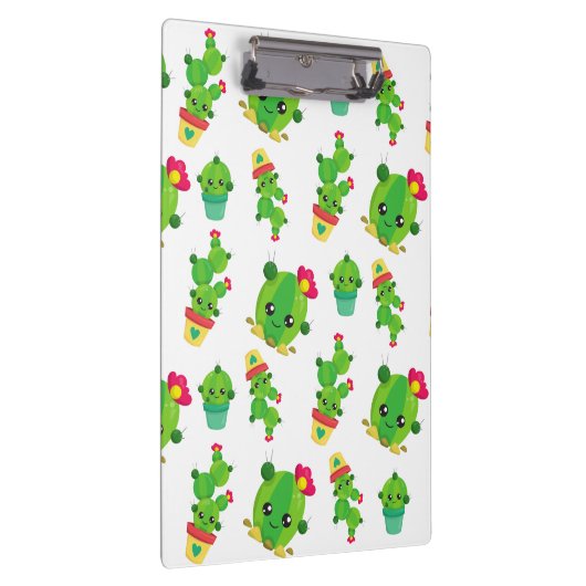 Cute Cactus, Green Cactus, Cactus Pattern Klembord (Rechts)