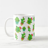 Cute Cactus, Green Cactus, Cactus Pattern Koffiemok (Links)