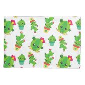 Cute Cactus, Green Cactus, Cactus Pattern Kussensloop (Achterkant)
