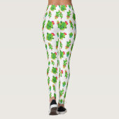 Cute Cactus, Green Cactus, Cactus Pattern Leggings (Achterkant)