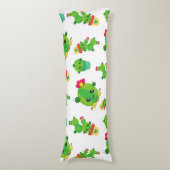 Cute Cactus, Green Cactus, Cactus Pattern Lichaamskussen (Voorkant Verticaal)