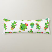 Cute Cactus, Green Cactus, Cactus Pattern Lichaamskussen (Voorkant)
