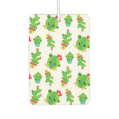 Cute Cactus, Green Cactus, Cactus Pattern Luchtverfrisser (Voorkant)
