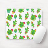 Cute Cactus, Green Cactus, Cactus Pattern Muismat (Met muis)