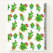 Cute Cactus, Green Cactus, Cactus Pattern Notitieboek (Achterkant)