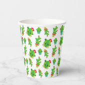 Cute Cactus, Green Cactus, Cactus Pattern Papieren Bekers (Voorkant)
