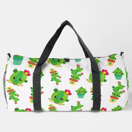 Cute Cactus, Green Cactus, Cactus Pattern Plunjezak (Achterkant)