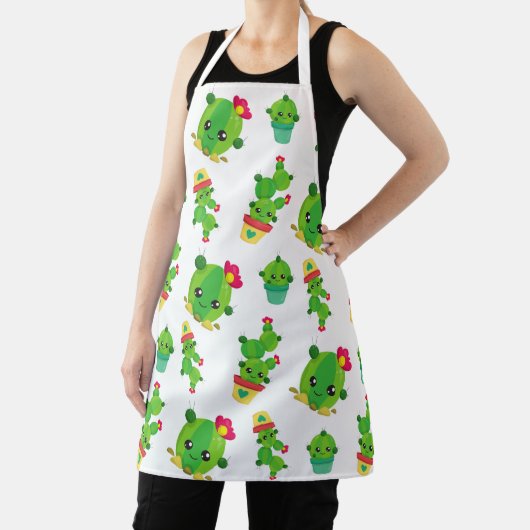 Cute Cactus, Green Cactus, Cactus Pattern Schort (Insitu)