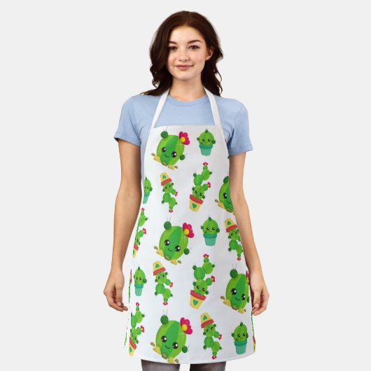 Cute Cactus, Green Cactus, Cactus Pattern Schort (Gedragen)