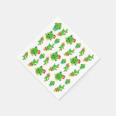 Cute Cactus, Green Cactus, Cactus Pattern Servet (Hoek)