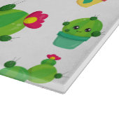 Cute Cactus, Green Cactus, Cactus Pattern Snijplank (Hoek)