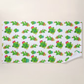 Cute Cactus, Green Cactus, Cactus Pattern Strandlaken (Voorkant)