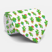 Cute Cactus, Green Cactus, Cactus Pattern Stropdas (Opgerold)