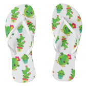 Cute Cactus, Green Cactus, Cactus Pattern Teenslippers (Voetbed)