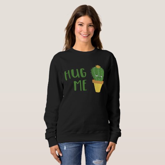 Cute Cactus  Hug Me Trui (Voorkant volledig)