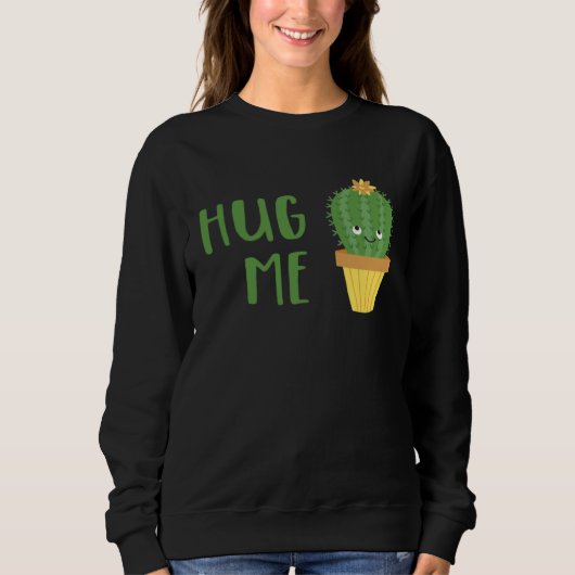 Cute Cactus  Hug Me Trui (Voorkant)