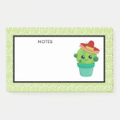 Cute Cactus in een Sombrero Post-it® Notes (Voorkant)