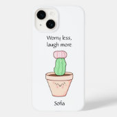 Cute Cactus in Kawaii Style Case-Mate iPhone Case (Achterkant)