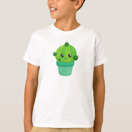 Cute Cactus, Kawaii Cactus, Green Cactus, Pot T-shirt
