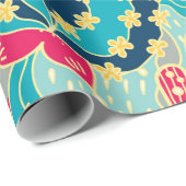 Cute cactus. Kleurig naadloos patroon. Cadeaupapier (Rol Hoek)