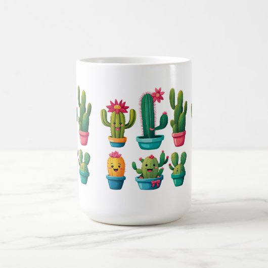 Cute Cactus Koffiemok (Center)