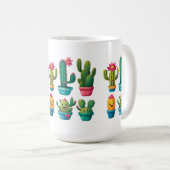 Cute Cactus Koffiemok (Voorkant rechts)