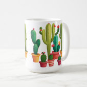 Cute Cactus Koffiemok (Voorkant rechts)