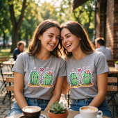 Cute Cactus Koppel Design Tri-Blend Shirt