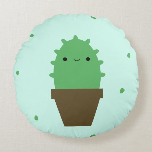 Cute cactus kussen (Voorkant)