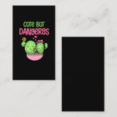 Cute Cactus Lover Girl Kawaii Succulent Lover Visitekaartje (Voorkant / Achterkant)