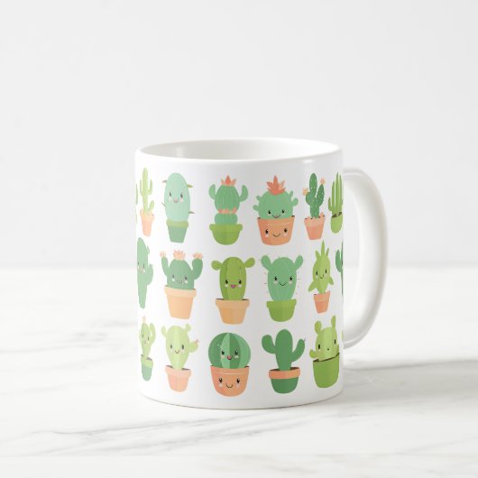 Cute Cactus Mok (Voorkant rechts)