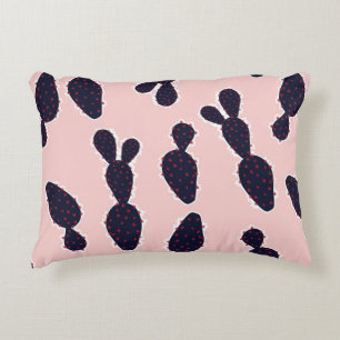 Cute cactus naadloos patroon, zoete stemming en to accent kussen