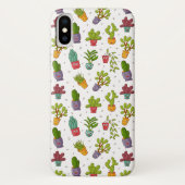 Cute Cactus Natuur Succulents Pattern Case-Mate iPhone Case (Achterkant)