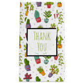 Cute Cactus Natuur Succulents Pattern Dank u Klein Cadeauzakje (Voorkant)