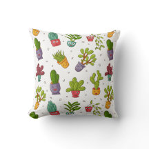 Cute Cactus Natuur Succulents Pattern