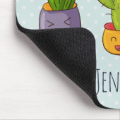 Cute Cactus Natuur Succulents Pattern Muismat (Hoek)